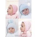 Babies Bonnets and Helmet in Snuggly 4 Ply (1371) Babies Bonnets and Helmet in Snuggly 4 Ply (1371)