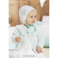Babies Cardigan & Bonnet in Snuggly Dk 50g (1375) Babies Cardigan & Bonnet in Snuggly Dk 50g (1375)