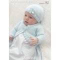 Babies Cardigan and Hat in Snuggly Dk 50g (1817) Babies Cardigan and Hat in Snuggly Dk 50g (1817)