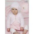 Babies Cardigan, Beret & Blanket in Snuggly Dk 50g (1860) Babies Cardigan, Beret & Blanket in Snuggly Dk 50g (1860)